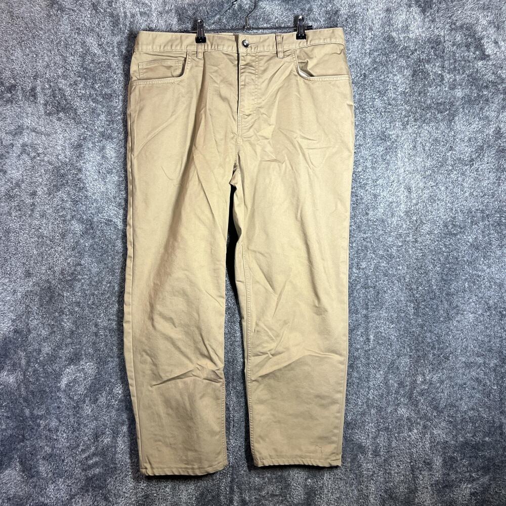 Patagonia Pants Mens 38x26 Beige Regular Fit Organic Cotton Twill Traveler